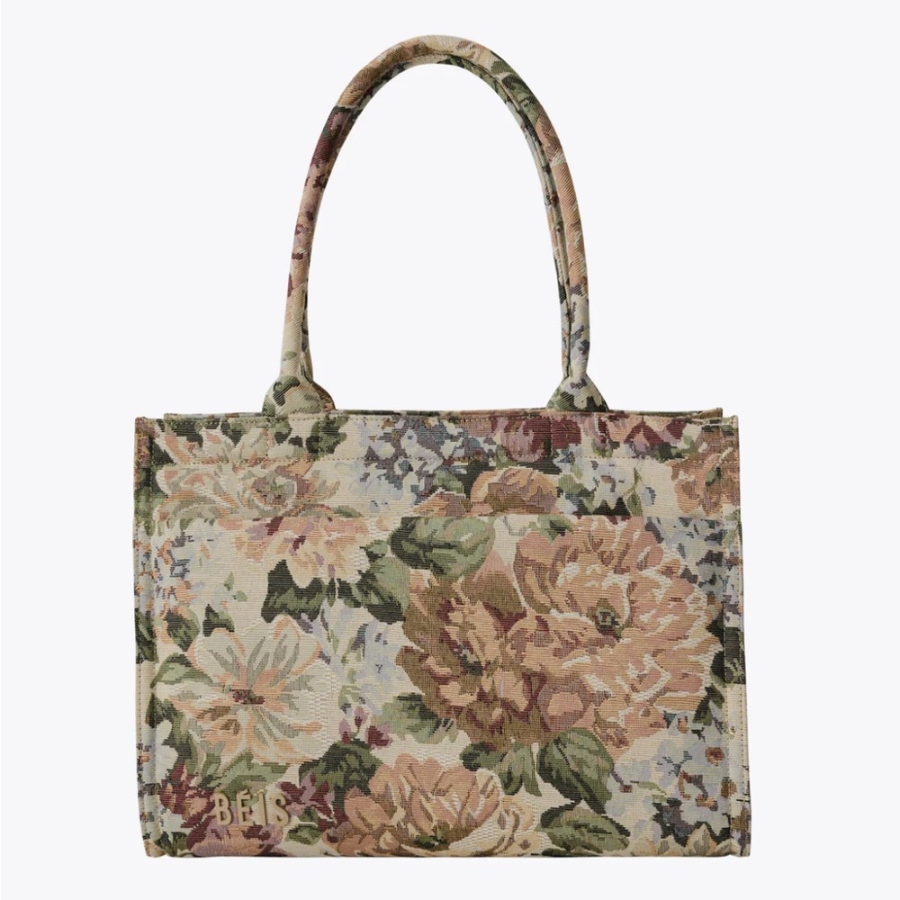 BÉIS the book tote in vintage floral